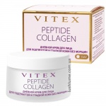 PEPTIDE COLLAGEN ДЕННИЙ крем для обличчя ДЛЯ ПІДТЯГНУТОЇ ТА ГЛАДЕНЬКОЇ ШКІРИ БЕЗ ЗМОРЩОК Вітекс, 45 мл