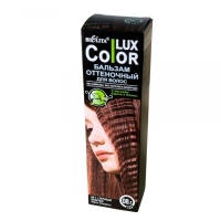 Відтінковий бальзам для волосся Bielita «COLOR LUX» 08.1 теплий каштан