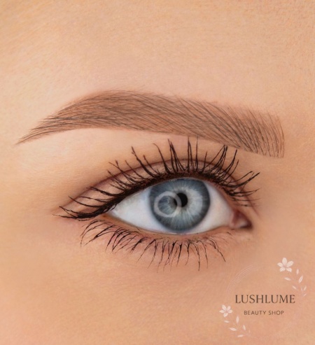 Туш для вій коричнева Perfect Color LUXVISAGE "Віяло пишних вій"