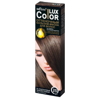 Оттеночный бальзам для волос Bielita «COLOR LUX» 25 Каштановый перламутровый